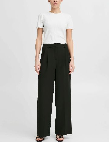 Pantaloni Ichi, negru