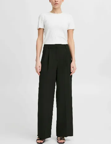 Pantaloni Ichi, negru