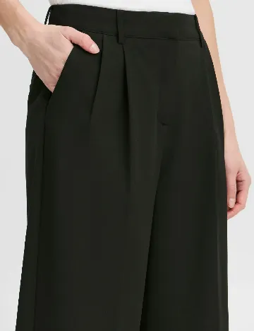 Pantaloni Ichi, negru