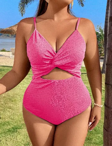 Costum de baie SHEIN, roz