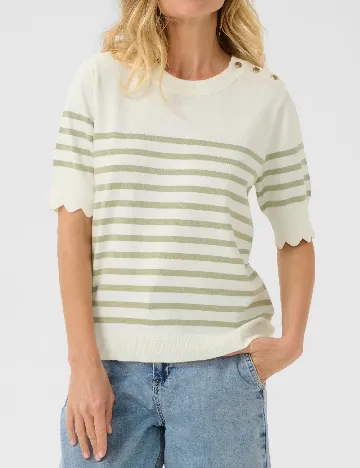 Bluza Cream, alb