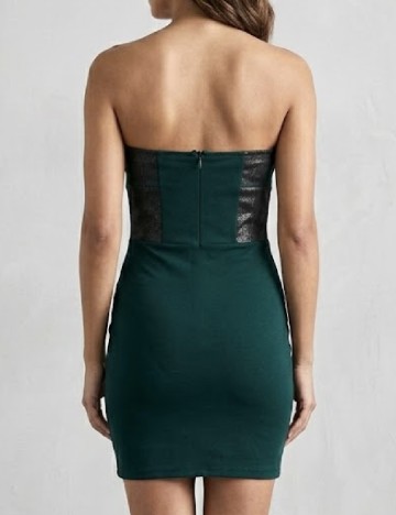 Rochie scurta Bershka, verde