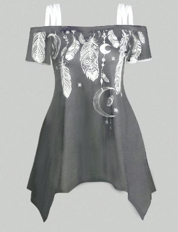 Bluza SHEIN CURVE, gri