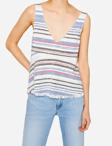 Top Zara, albastru