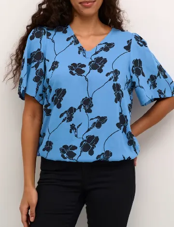 Bluza Kaffe, albastru