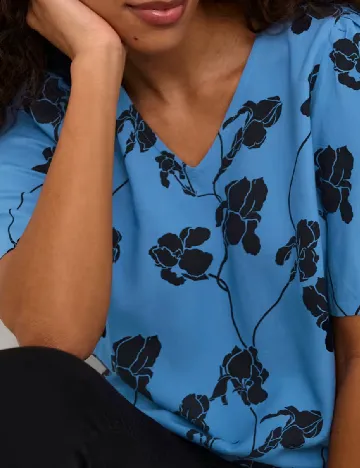 Bluza Kaffe, albastru