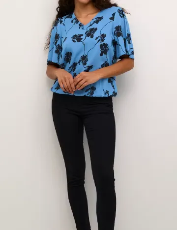 Bluza Kaffe, albastru