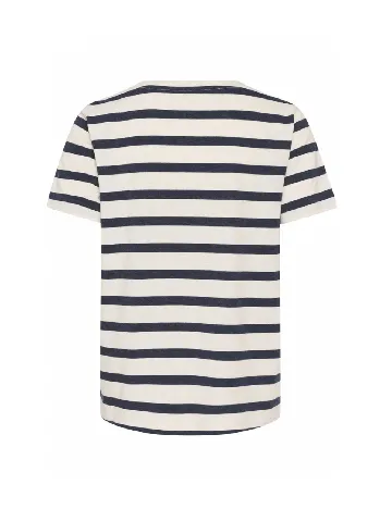 Tricou Cream, gri/bleumarin