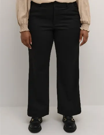 Pantaloni Kaffe Curve, negru