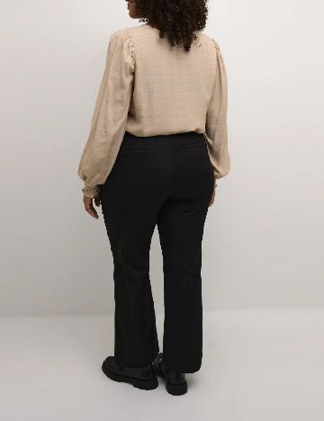 Pantaloni Kaffe Curve, negru