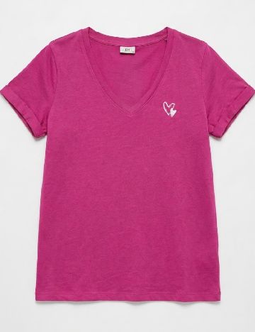 Tricou Jacqueline de Yong, roz