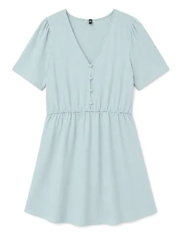 Rochie scurta Pieces, bleu