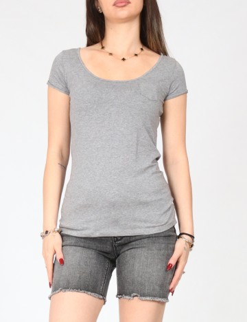 Pantaloni scurti Vero Moda, gri inchis