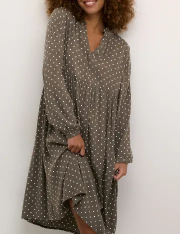 Rochie scurta Kaffe, maro