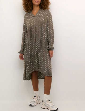 Rochie scurta Kaffe, maro