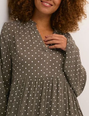 Rochie scurta Kaffe, maro