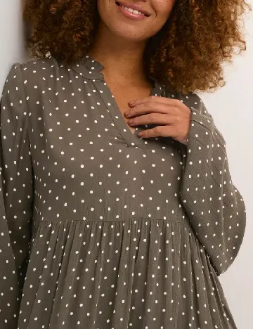 Rochie scurta Kaffe, maro