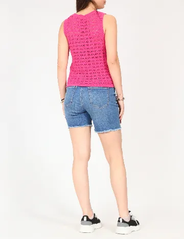 Pantaloni scurti Vero Moda, albastru