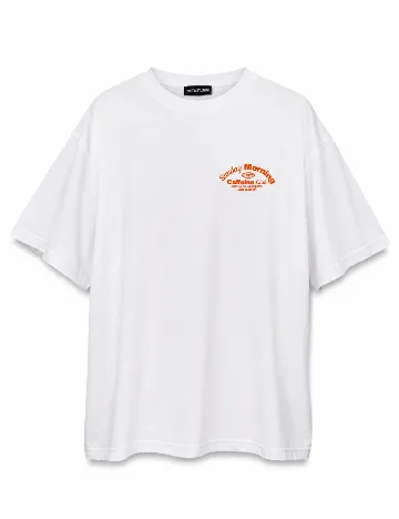 Tricou Oversize PrettyLittleThing, alb