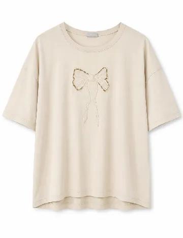 Tricou Jacqueline de Yong, crem