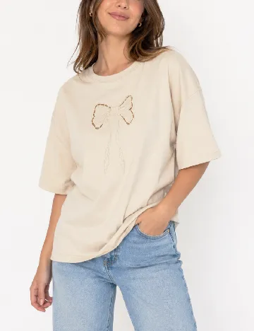 Tricou Jacqueline de Yong, crem