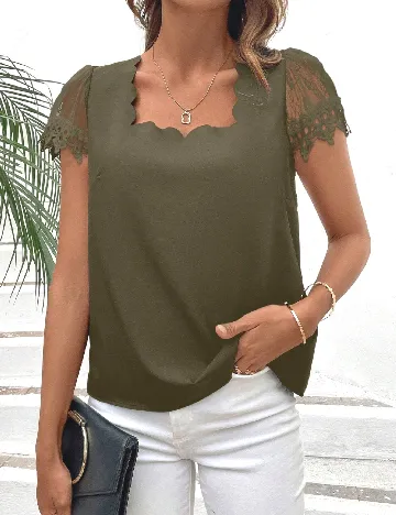 Bluza SHEIN, verde
