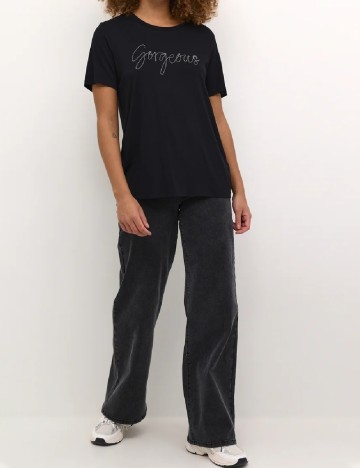 Tricou Kaffe, negru