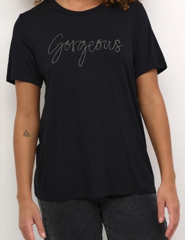 Tricou Kaffe, negru