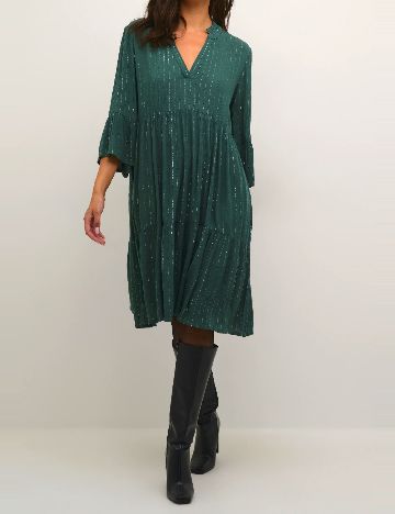 Rochie scurta Kaffe, verde