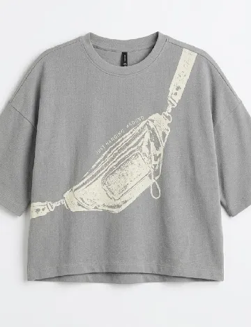 Tricou Only, gri