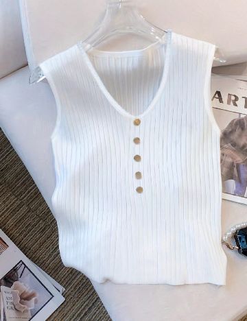 Top SHEIN, alb