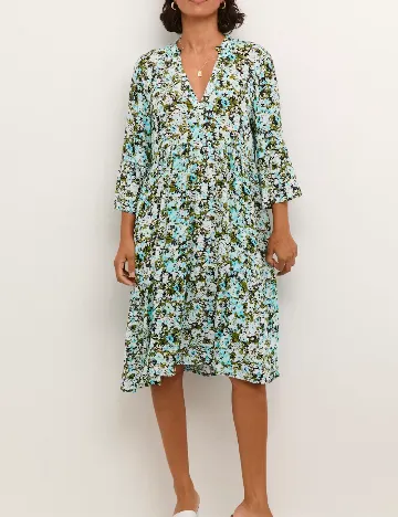 Rochie scurta Kaffe, mix culori