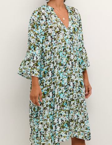 Rochie scurta Kaffe, mix culori
