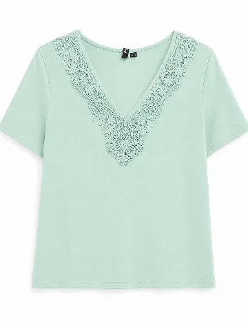 Bluza Pieces, verde