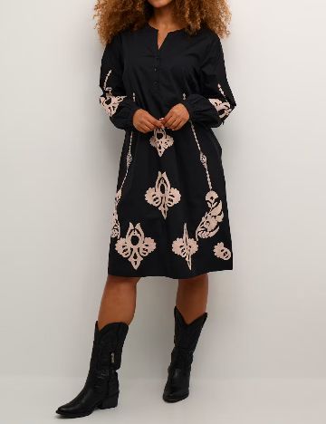 Rochie scurta Cream, negru