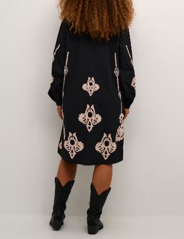 Rochie scurta Cream, negru