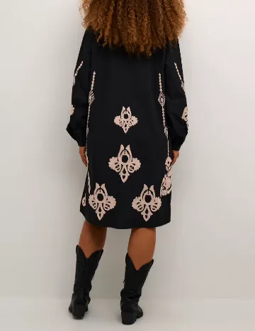 Rochie scurta Cream, negru