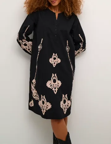 Rochie scurta Cream, negru