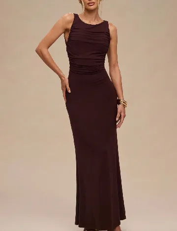 Rochie lunga SHEIN, maro