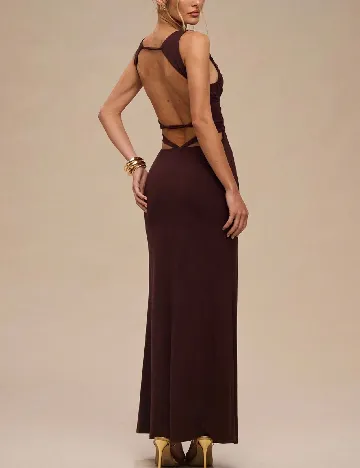 Rochie lunga SHEIN, maro