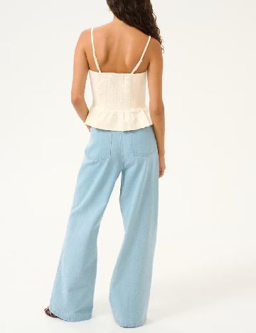 Top Karen By Simonsen, ecru