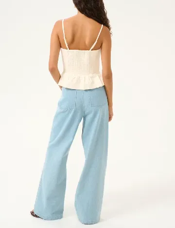 Top Karen By Simonsen, ecru