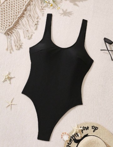 Costum de baie SHEIN CURVE, negru