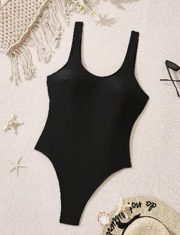 Costum de baie SHEIN CURVE, negru