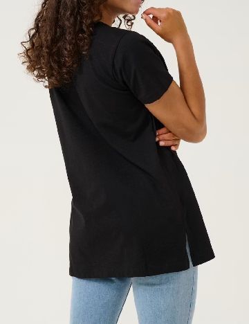 Tricou Cream, negru