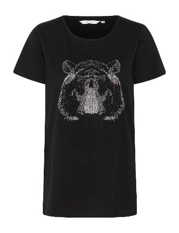 Tricou Cream, negru