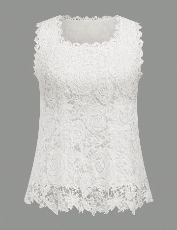 Bluza SHEIN CURVE, alb