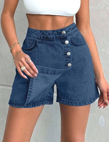 Fusta pantalon SHEIN, albastru