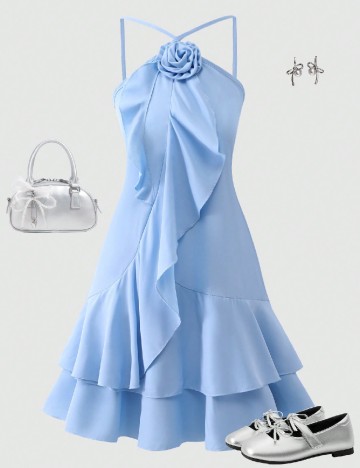 Rochie Shein Kids, albastru