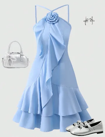 Rochie Shein Kids, albastru